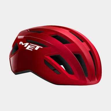 Met Vinci MIPS Red Metallic/Glossy, Cykelhjälm Röd S