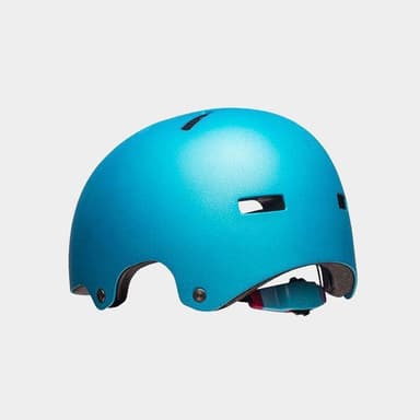 Bell Span Matte Bright Blue, Cykelhjälm Blå XS