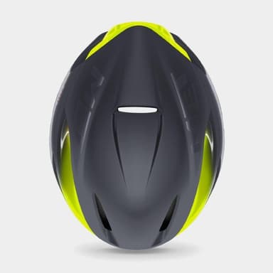 Met Manta MIPS Grey Fluo Yellow/Matt Glossy, Cykelhjälm Grå S