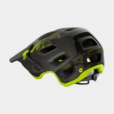 Met Roam MIPS Camo Lime Green/Matt, Cykelhjälm Svart M