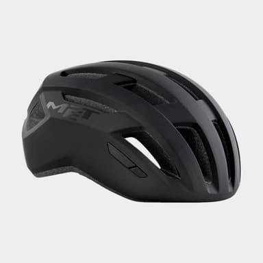 Met Allroad Black/Matt, Cykelhjälm Svart Large