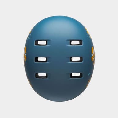 Bell Lil Ripper Matte Grey/Blue Fish, Cykelhjälm Blå Toddler