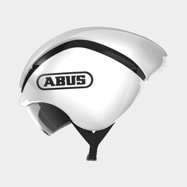 Abus GameChanger TT Shiny White, Cykelhjälm Vit Large