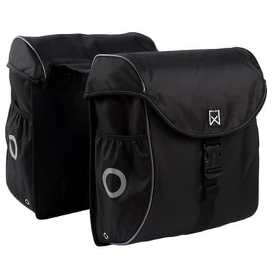 vidaXL Cykelväska 38 L svart och silver