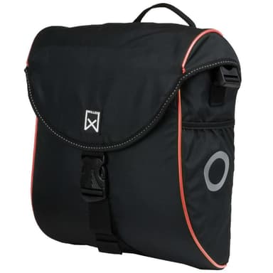 vidaXL Cykelväska 300 S 12 L svart och röd