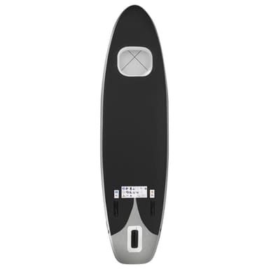 vidaXL Upplåsbar SUP-bräda set svart 330x76x10cm