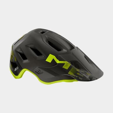 Met Roam MIPS Camo Lime Green/Matt, Cykelhjälm Svart M