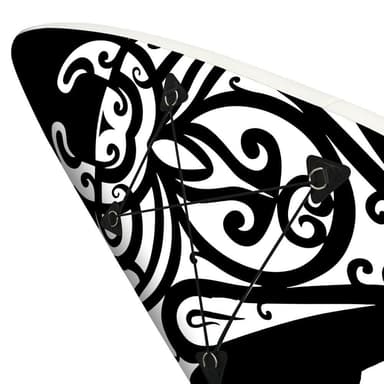 vidaXL SUP-bräda uppblåsbar 305x76x15 cm svart