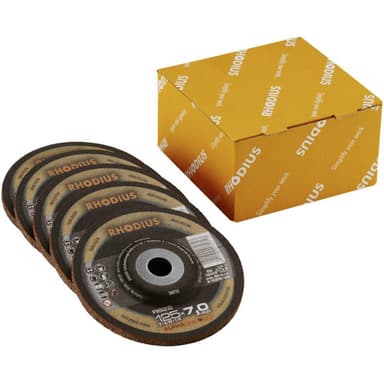 Skrubbskiva bockad 125 mm 22.23 mm Rhodius RS28 210752