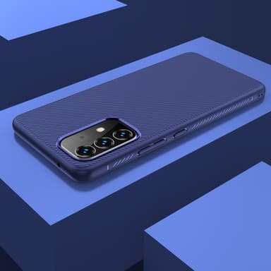 SKALO Samsung A53 5G Twill TPU skal - Blå