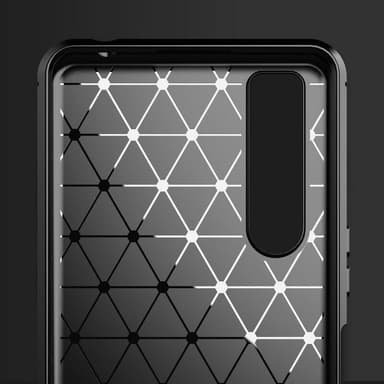 SKALO Sony Xperia 5 III Armor Carbon Stöttåligt TPU-skal - Blå