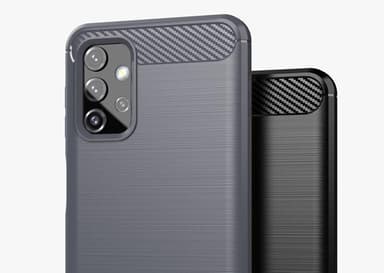 SKALO Samsung A32 5G Armor Carbon Stöttåligt TPU-skal - Röd