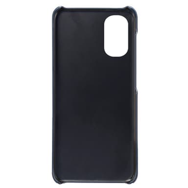 SKALO Motorola Moto E32/E32s PU-Läder Korthållare Skal - Blå