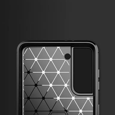 SKALO Samsung S21 Plus Armor Carbon Stöttåligt TPU-skal - Röd