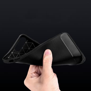 SKALO iPhone 7/8 Plus Armor Carbon Stöttåligt TPU-skal - Svart