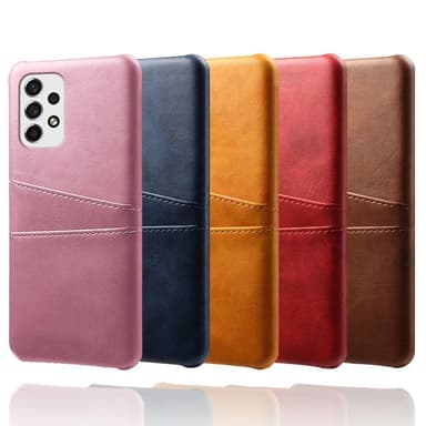 SKALO Samsung A53 5G PU-Läder Korthållare Skal - Rosa
