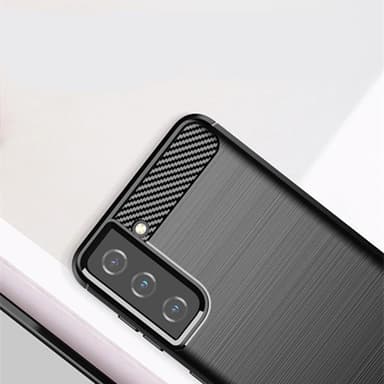SKALO Samsung S21 Plus Armor Carbon Stöttåligt TPU-skal - Grå