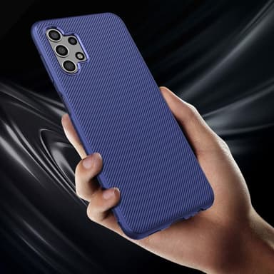 SKALO Samsung A13 4G Twill TPU skal - Blå