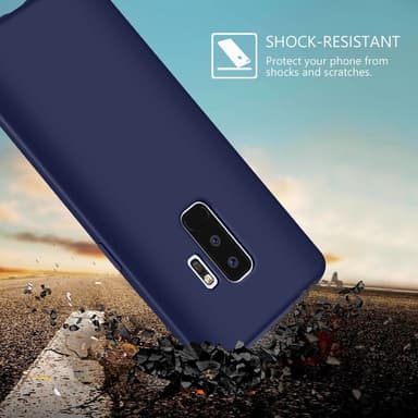 SKALO Samsung S9 Ultratunn TPU-Skal - Röd