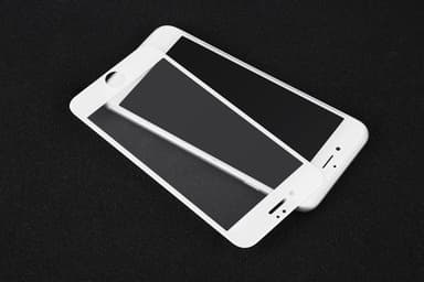 SKALO iPhone 6/6S Heltäckande Skärmskydd Härdat Glas - Svart