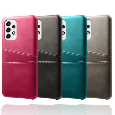 SKALO Samsung A53 5G PU-Läder Korthållare Skal - Rosa