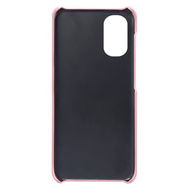 SKALO Motorola Moto E32/E32s PU-Läder Korthållare Skal - Roséguld