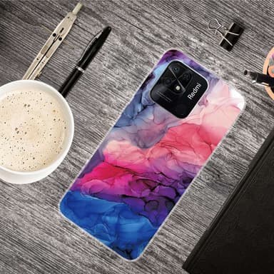 SKALO Xiaomi Redmi 10C Marmor TPU-skal - Motiv 3