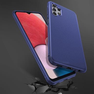 SKALO Samsung A13 4G Twill TPU skal - Blå
