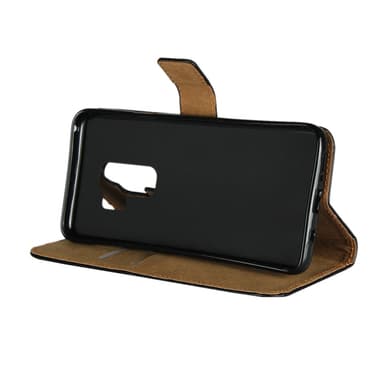 SKALO Samsung S9 Plånboksfodral Äkta Skinn - Rosa