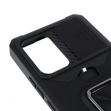 SKALO Samsung A53 5G Armor Korthållare Kameraslider skal - Svart