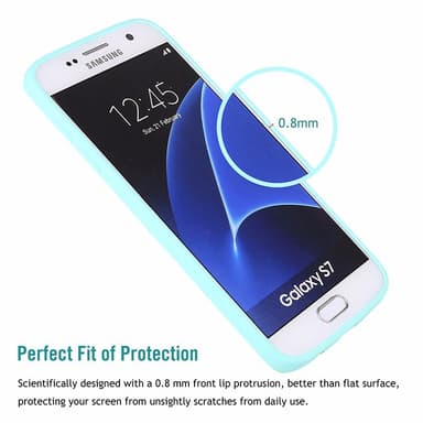 SKALO Samsung S7 Ultratunn TPU-Skal - Svart