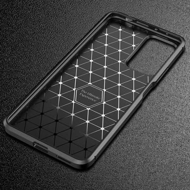 SKALO Xiaomi Redmi Note 11 Pro Carbon Fiber TPU-skal - Svart
