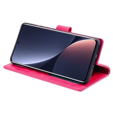 SKALO Xiaomi 12 Mandala Plånboksfodral - Cerise