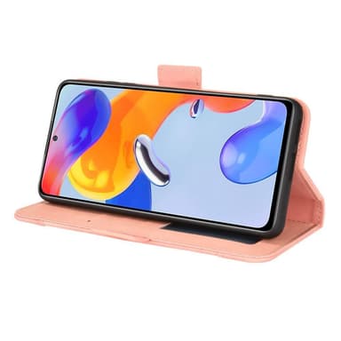 SKALO Xiaomi Redmi Note 11 Pro 6-FACK Plånboksfodral - Rosa