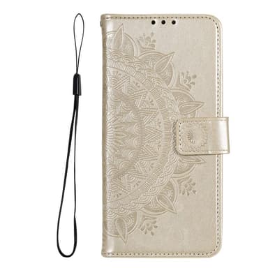 SKALO Samsung A53 5G Mandala Plånboksfodral - Guld