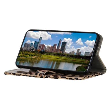 SKALO Xiaomi Redmi Note 11 Pro Leopard mönstrad Plånboksfodral i PU Läder