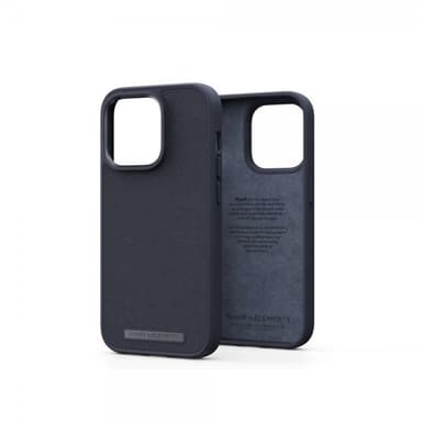 Njord by Elements iPhone 14 Pro Skal Genuine Leather Case Svart