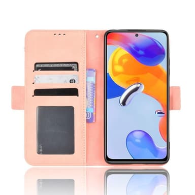 SKALO Xiaomi Redmi Note 11 Pro 6-FACK Plånboksfodral - Rosa