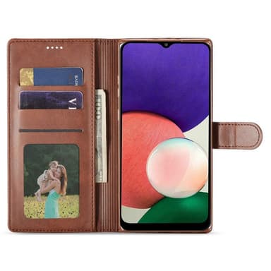 SKALO Samsung A13 4G LC.IMEEKE Plånboksfodral i PU-Läder - Svart