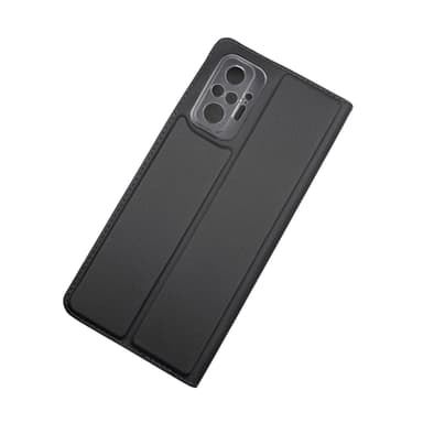 SKALO Xiaomi Redmi Note 10 Pro Plånboksfodral Ultratunn design - Mörkgrå