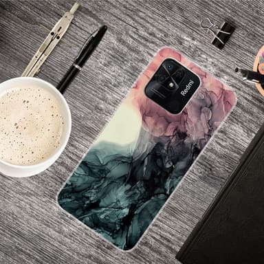 SKALO Xiaomi Redmi 10C Marmor TPU-skal - Motiv 4