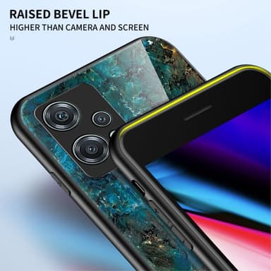 SKALO OnePlus Nord CE 2 Lite 5G Marmor Härdat Glas TPU-skal - Motiv 2