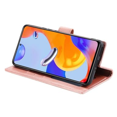 SKALO Xiaomi Redmi Note 11 Pro Mandala Plånboksfodral - Roséguld
