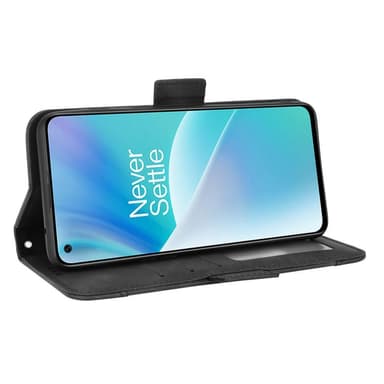 SKALO OnePlus Nord 2T 5G 6-FACK Plånboksfodral - Svart