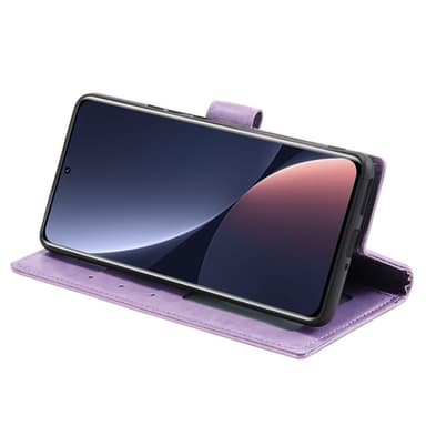 SKALO Xiaomi 12 Pro Mandala Plånboksfodral - Lila