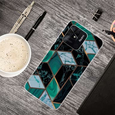 SKALO Xiaomi Redmi 10C Marmor TPU-skal - Motiv 10