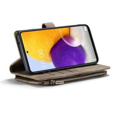 CaseMe Samsung A13 4G CaseMe Big Wallet Plånboksfodral - Brun