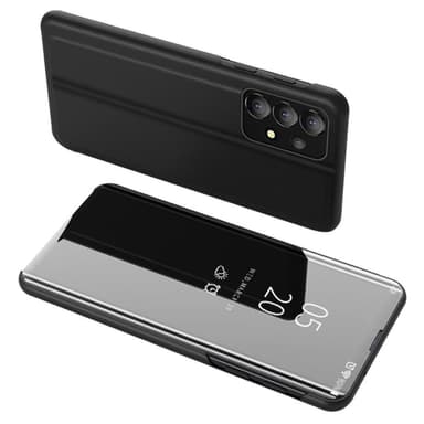 SKALO Samsung A13 4G Clear View Spegel fodral - Svart