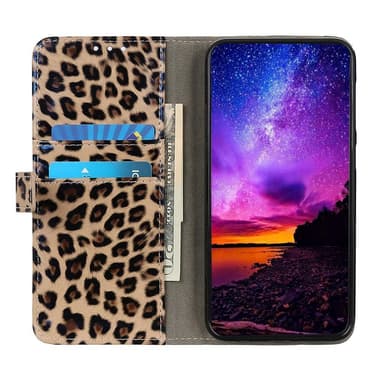 SKALO Xiaomi Redmi Note 11 Pro Leopard mönstrad Plånboksfodral i PU Läder