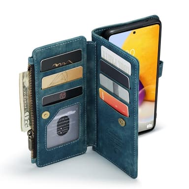 CaseMe Samsung A13 4G CaseMe Big Wallet Plånboksfodral - Blå